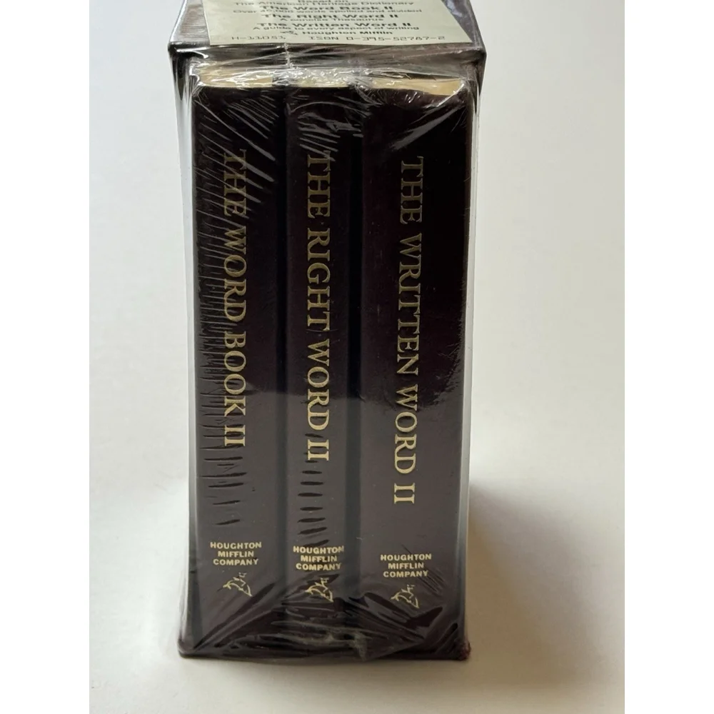 The Word Book II, Right Word II, Written Word II Box Desk Set Houghton Mifflin